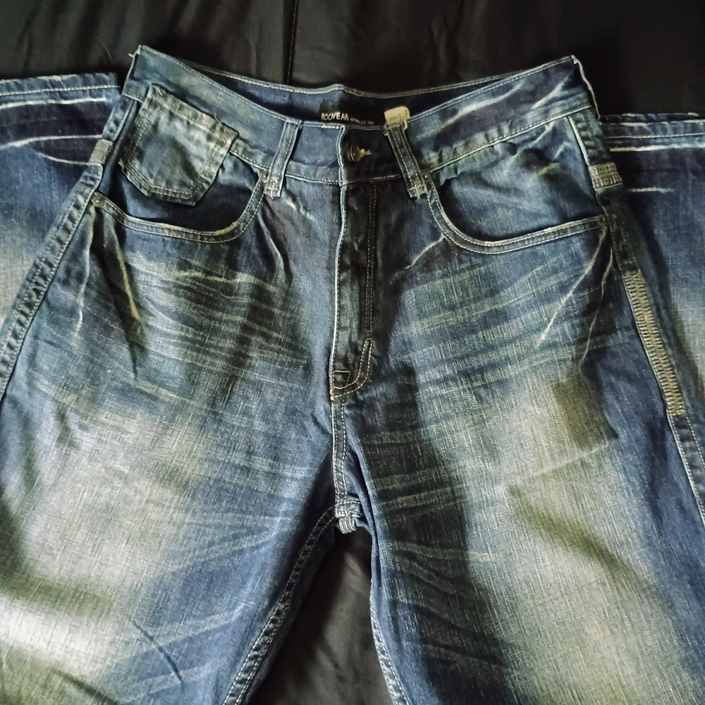 Rocawear Blue Faded Relaxed Jeans